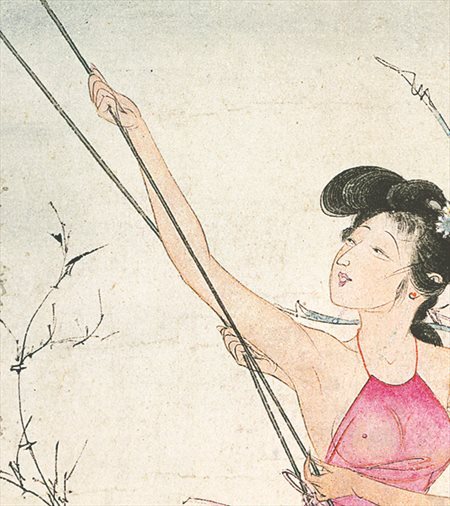 大竹县-胡也佛的仕女画和最知名的金瓶梅秘戏图